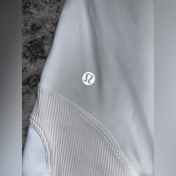 Lululemon Ribbed Contour Leggings White High Rise Size 8 - Picture 4 of 4